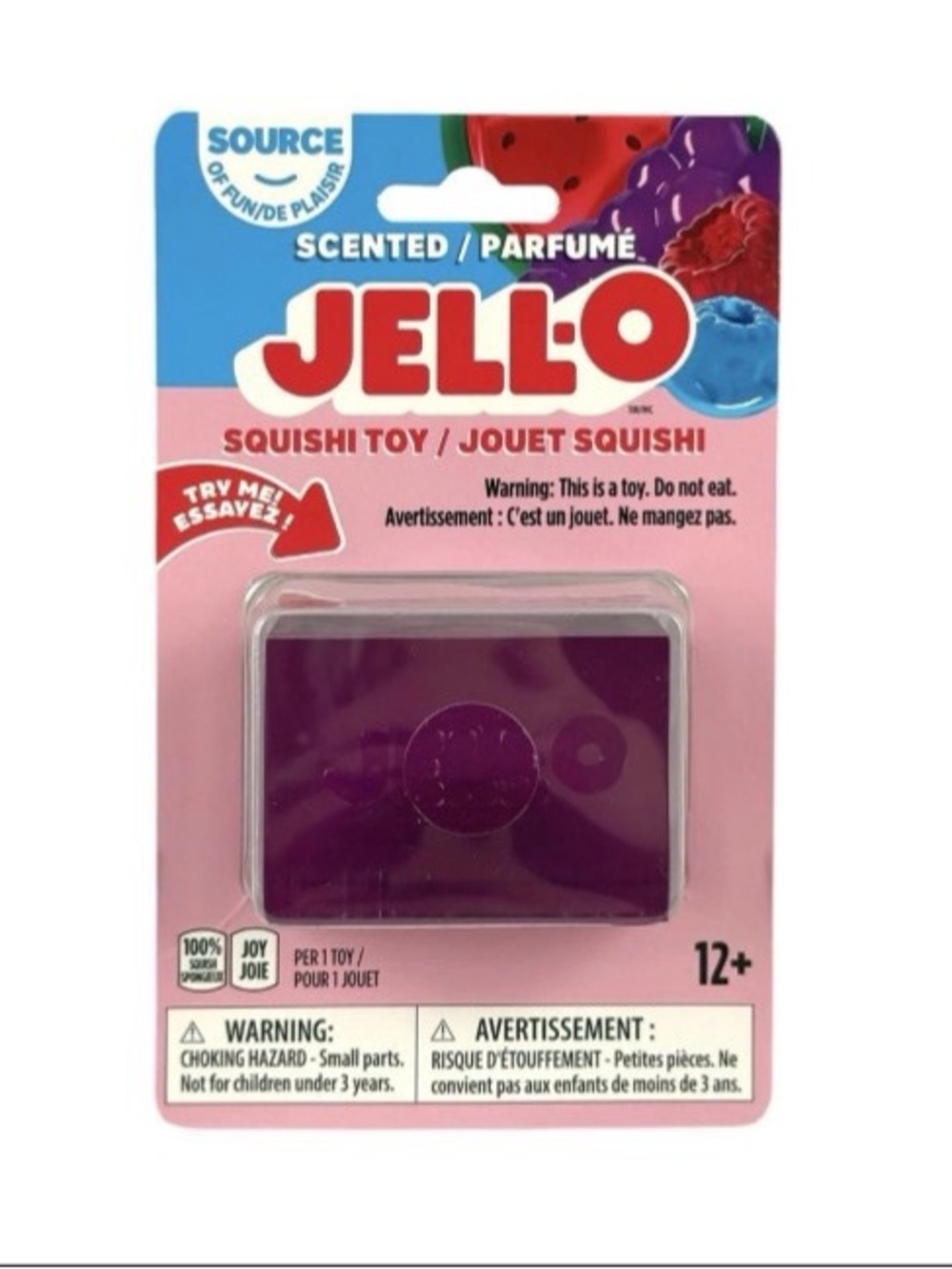 Jello Scented Squishi Squishy Toy Viral Chase TikTok Toy Purple New